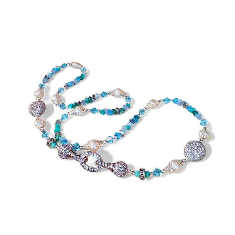Blue Note Necklace Set