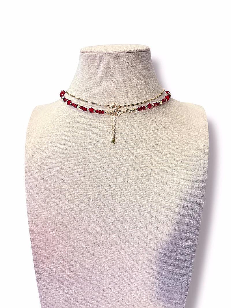 Scarlet Nights Necklace Set