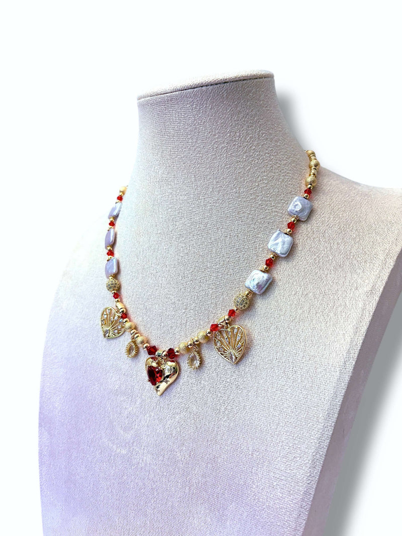 Fire Heart Necklace
