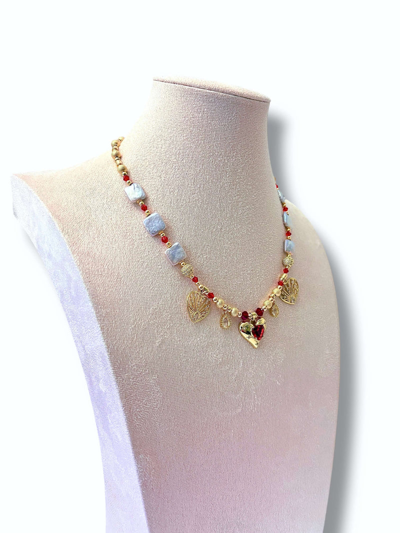 Fire Heart Necklace
