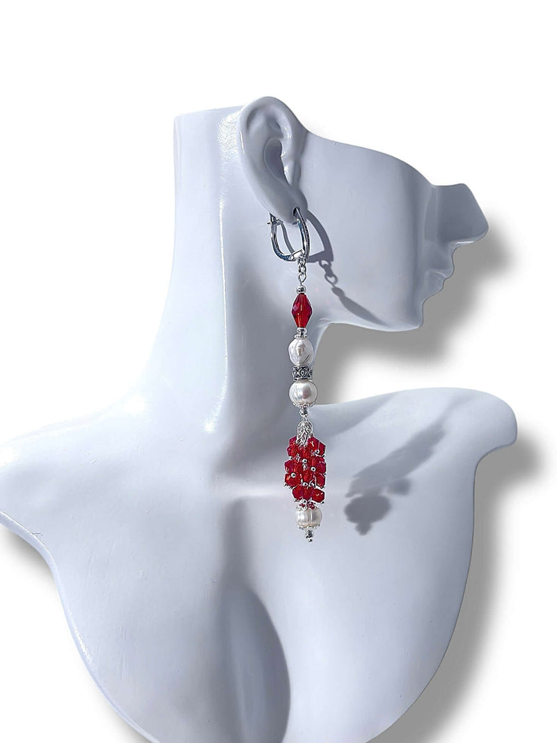 Red Starlet Earrings
