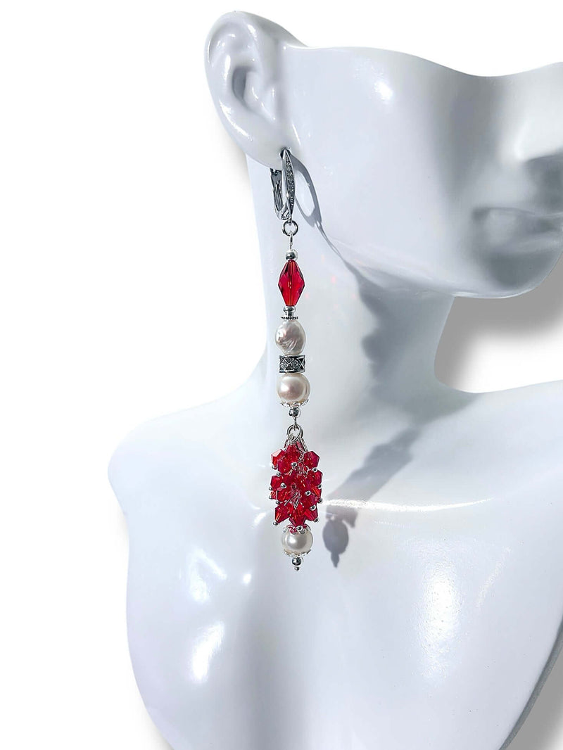 Red Starlet Earrings