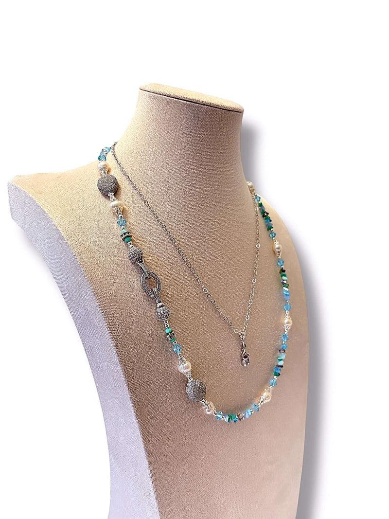 Blue Note Necklace Set