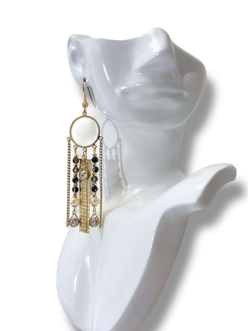 Gold Moderne Earrings