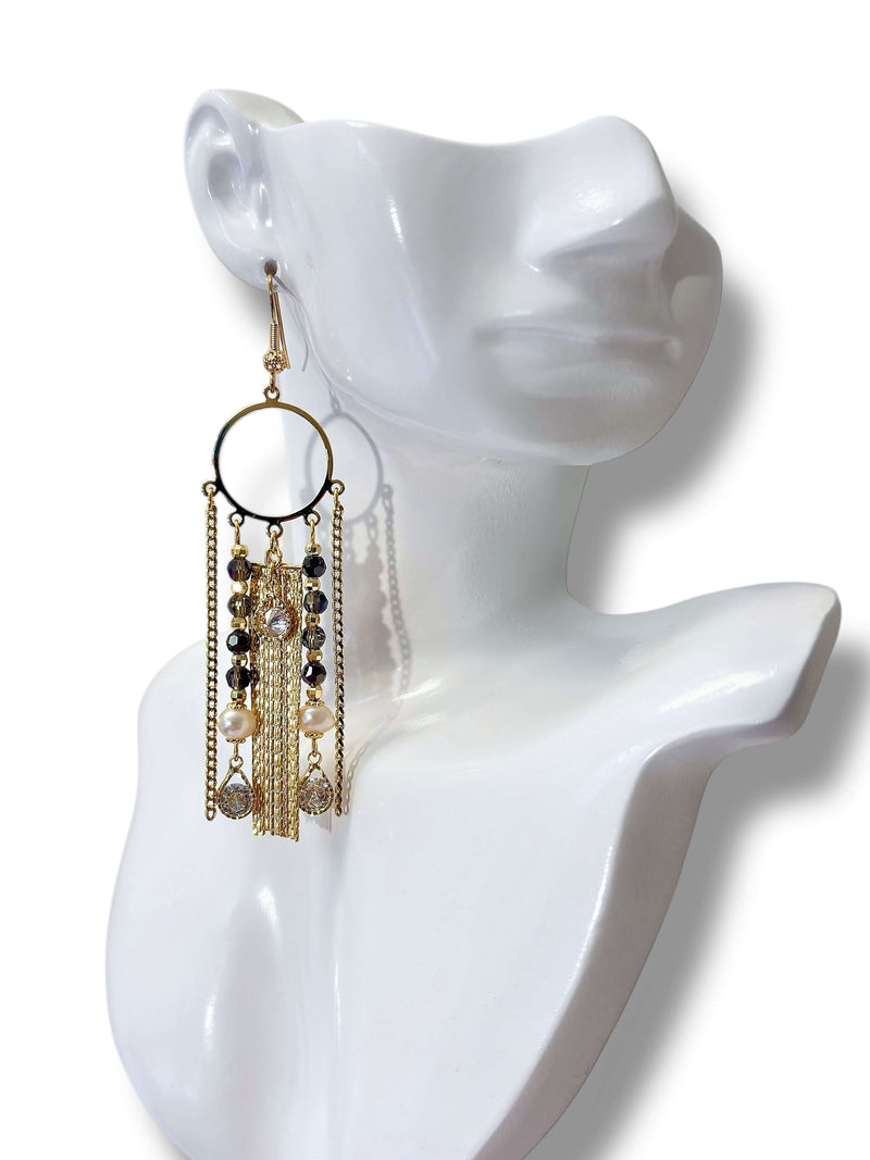 Gold Moderne Earrings