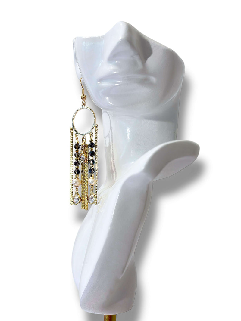 Gold Moderne Earrings