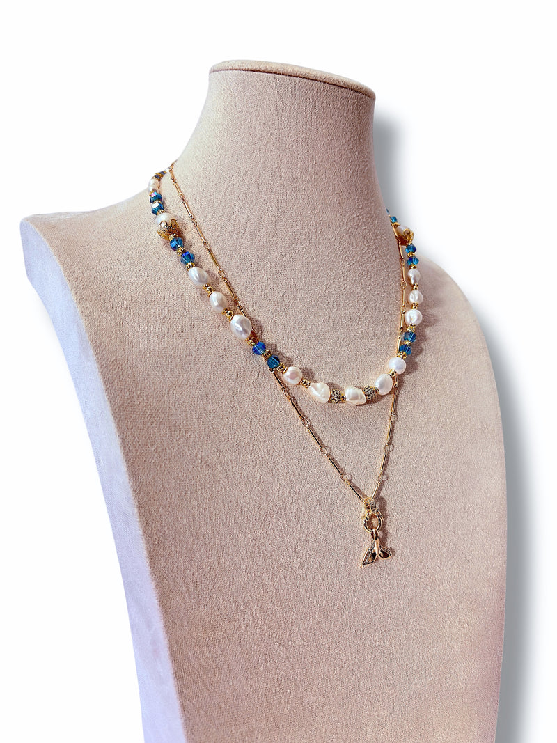 Ocean Whale Necklace Set