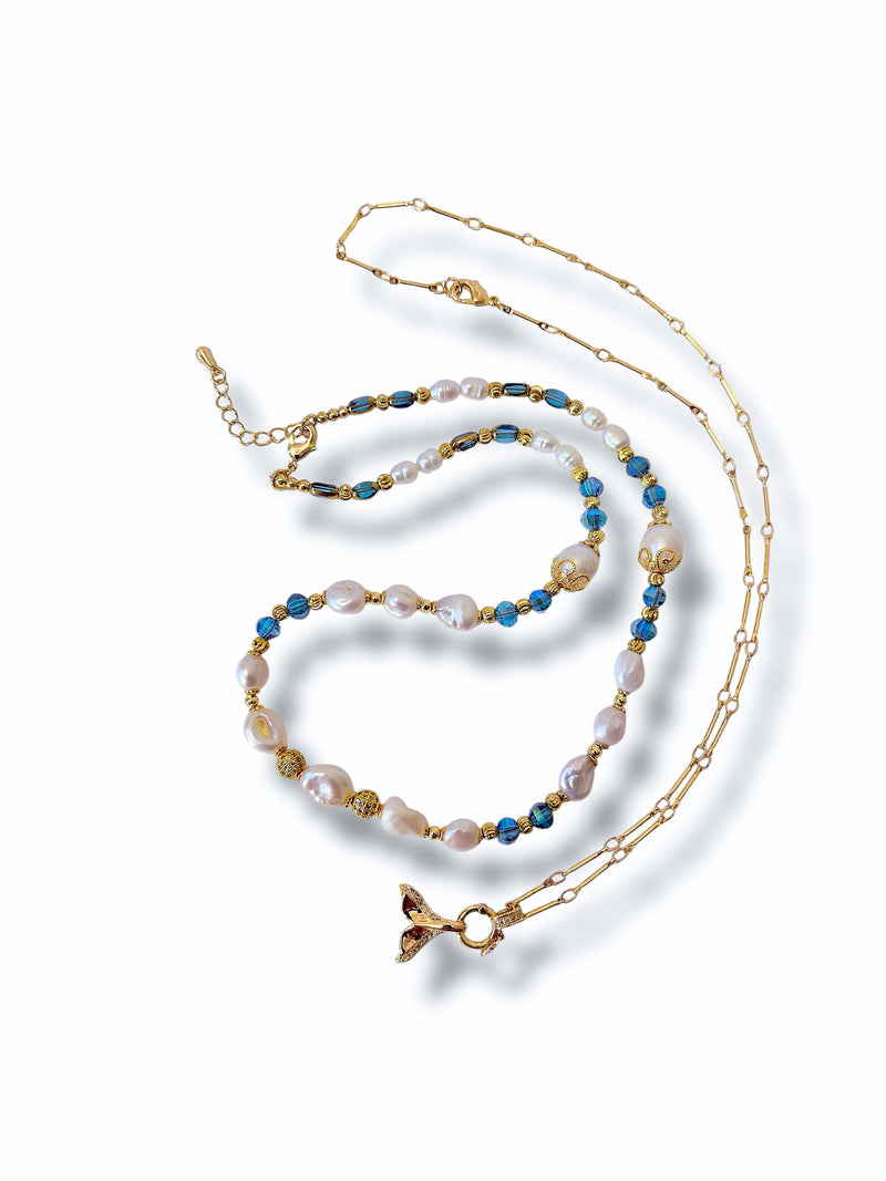 Ocean Whale Necklace Set