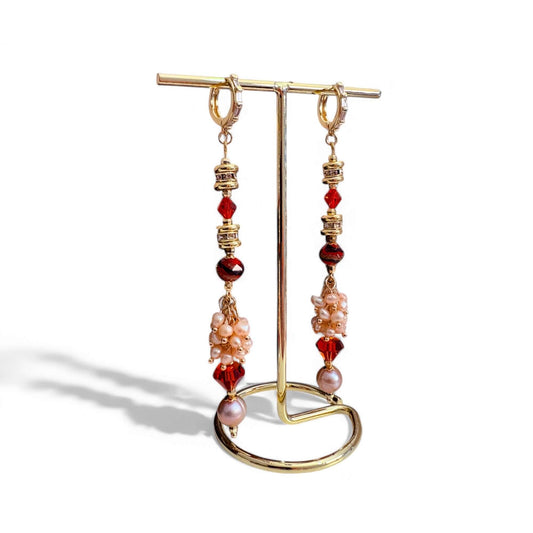 Red Lana Earrings