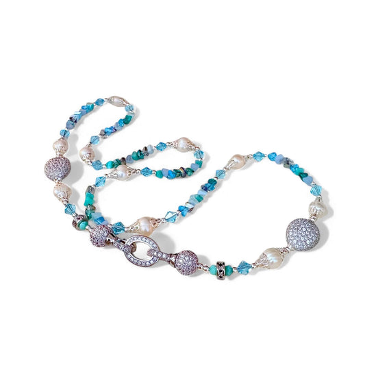 Blue Note Necklace Set