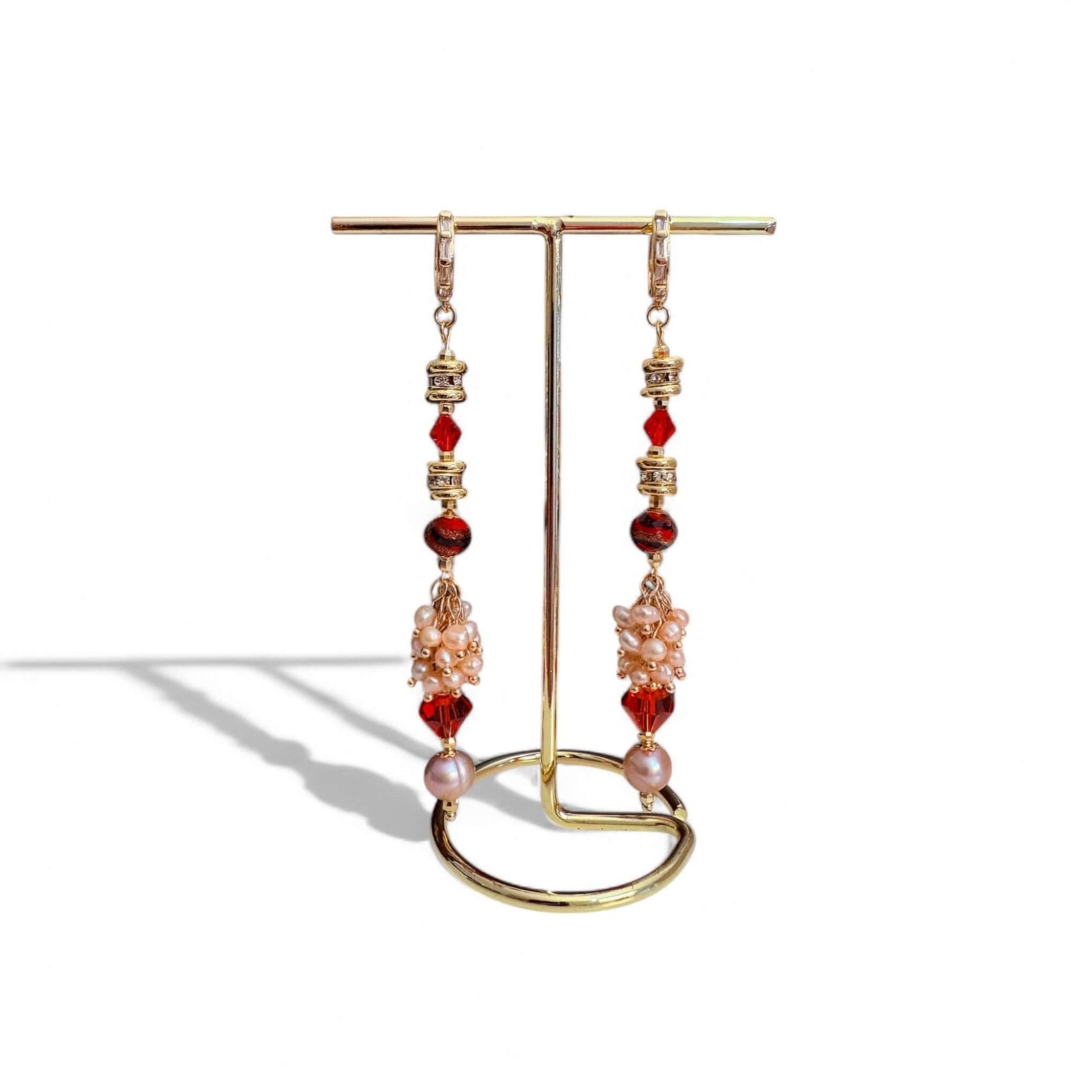 Red Lana Earrings