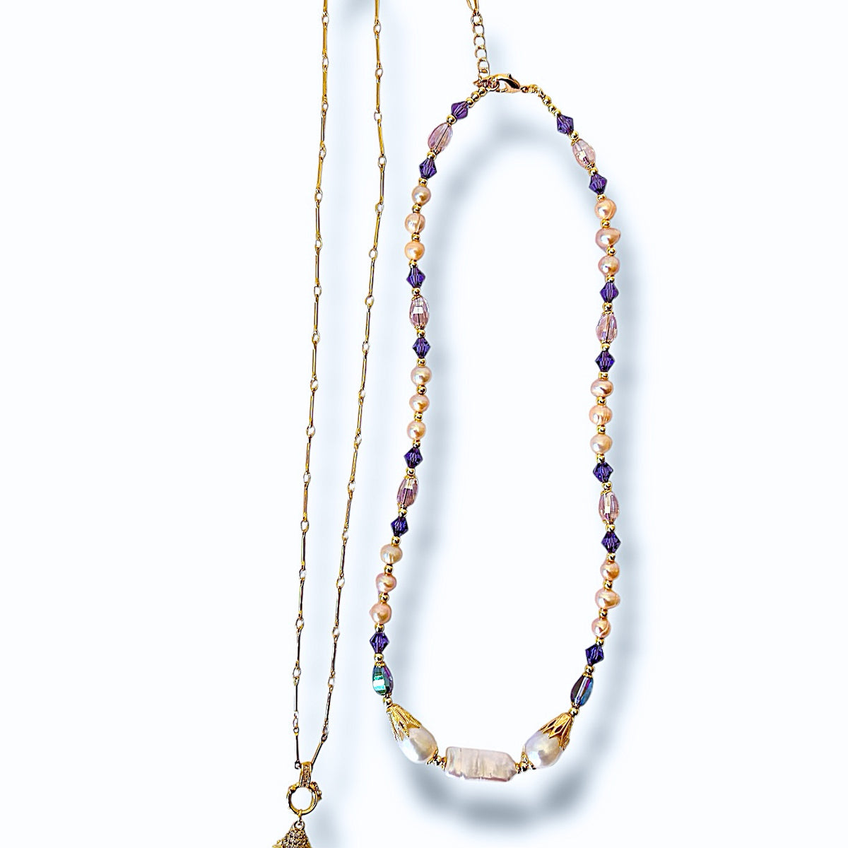 Cowrie Elegance Necklace Set