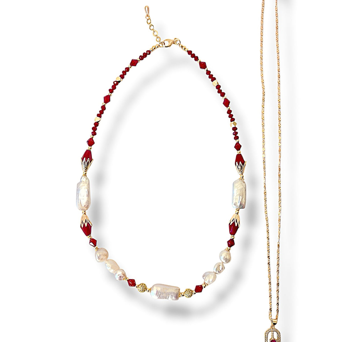 Scarlet Nights Necklace Set