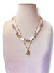White Flame Necklace Set