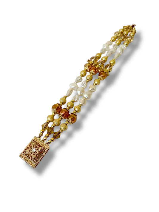 Amber Glow Bracelet