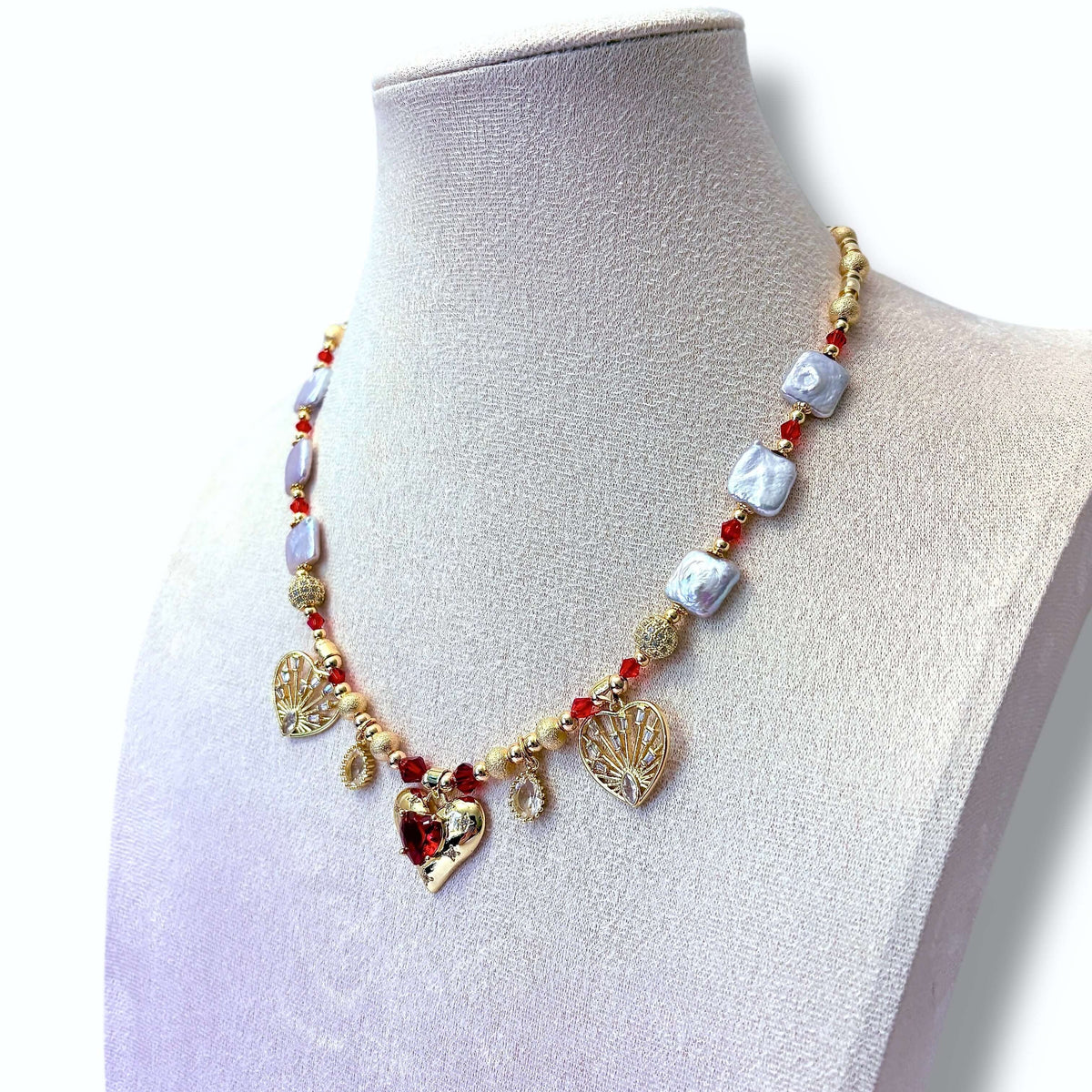 Fire Heart Necklace
