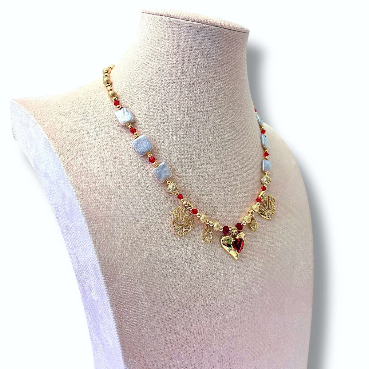 Fire Heart Necklace