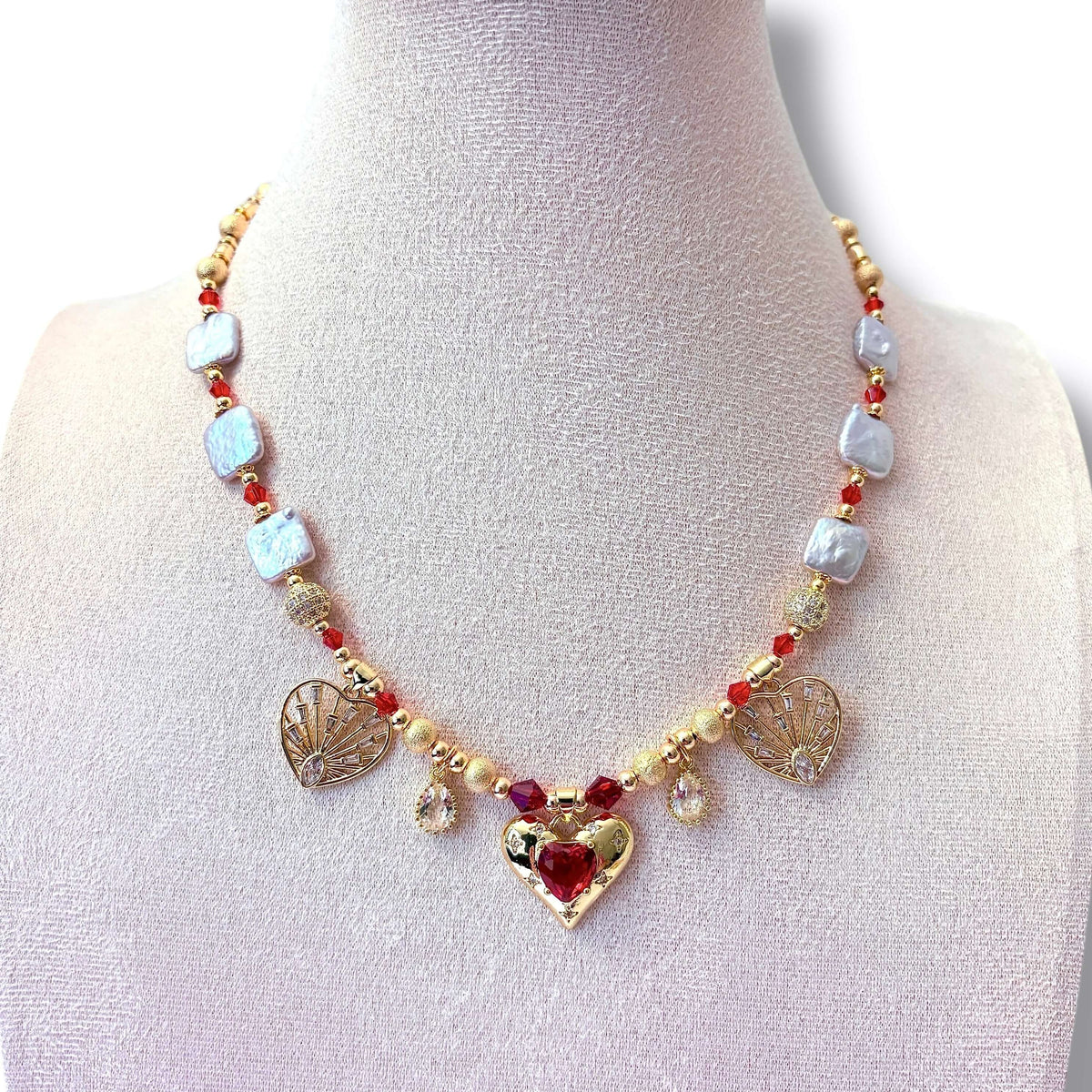 Fire Heart Necklace