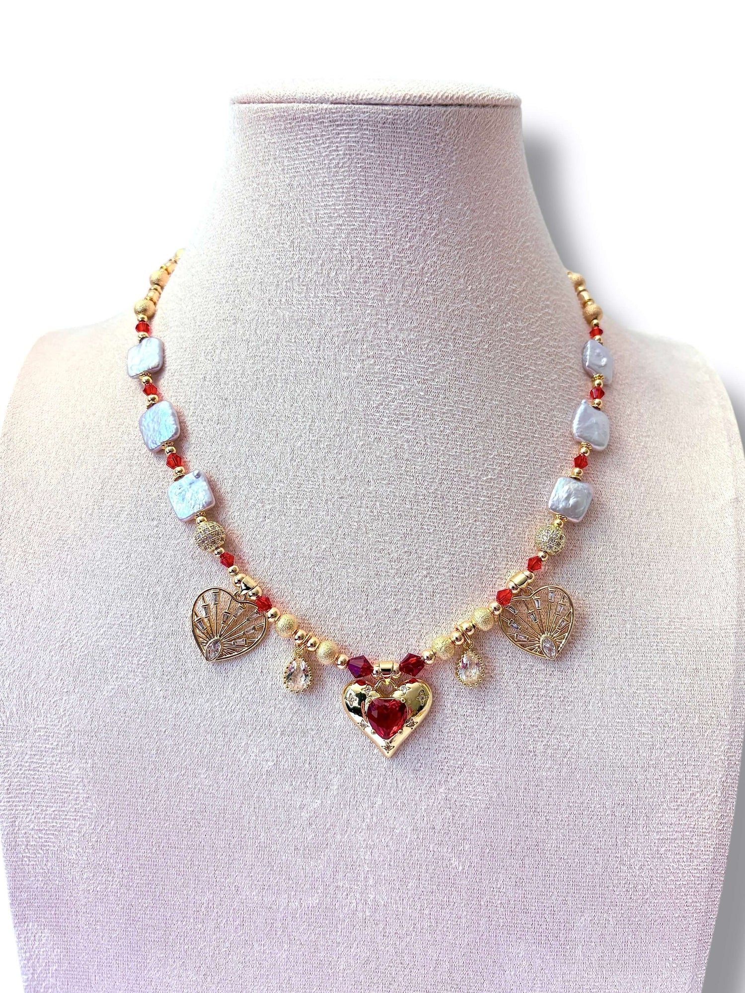Fire Heart Necklace