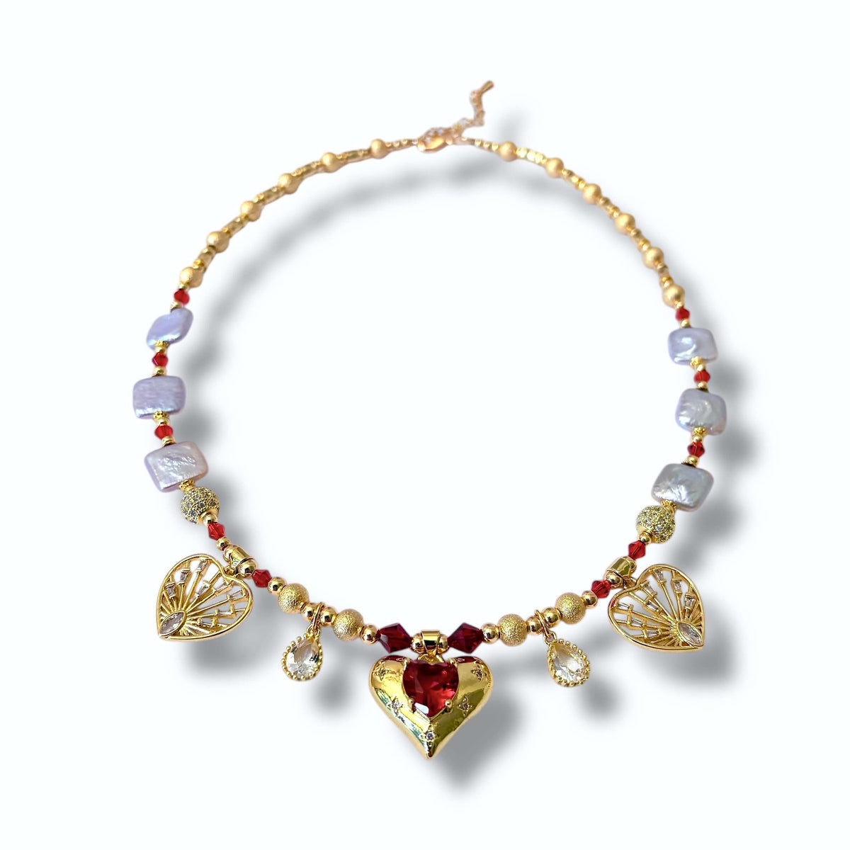Fire Heart Necklace