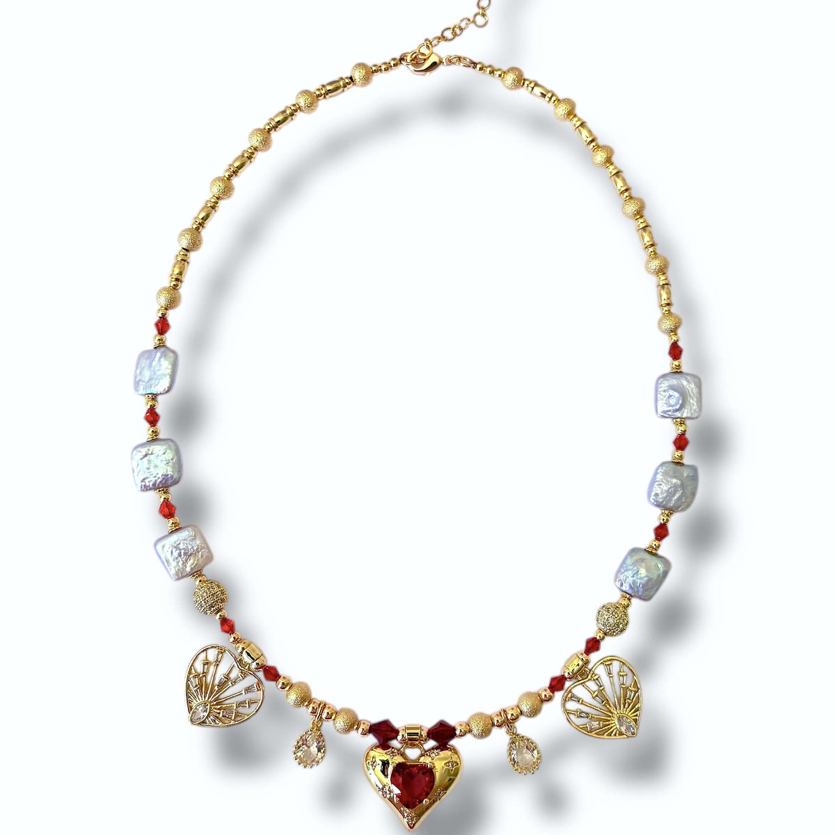 Fire Heart Necklace