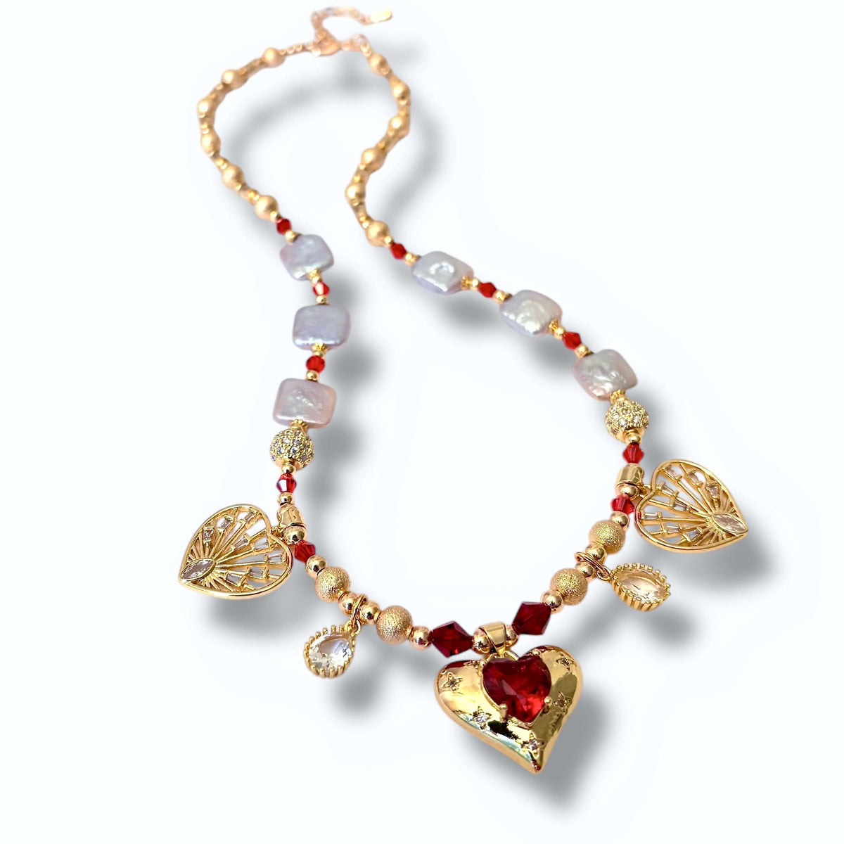 Fire Heart Necklace