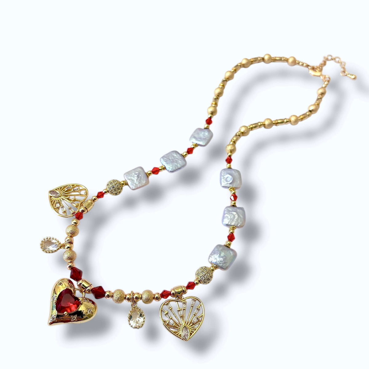 Fire Heart Necklace