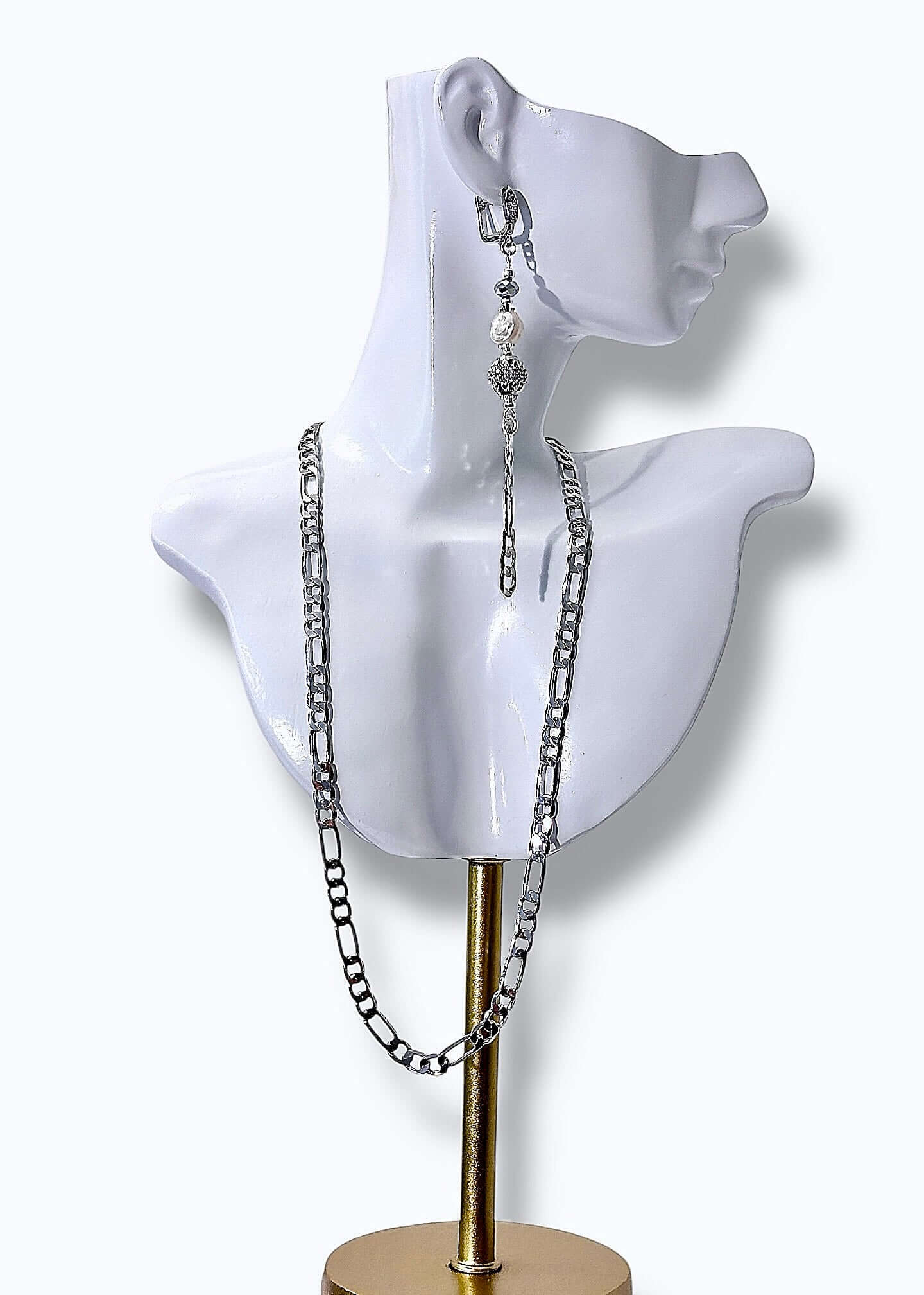 Silvery Eden Necklace Set