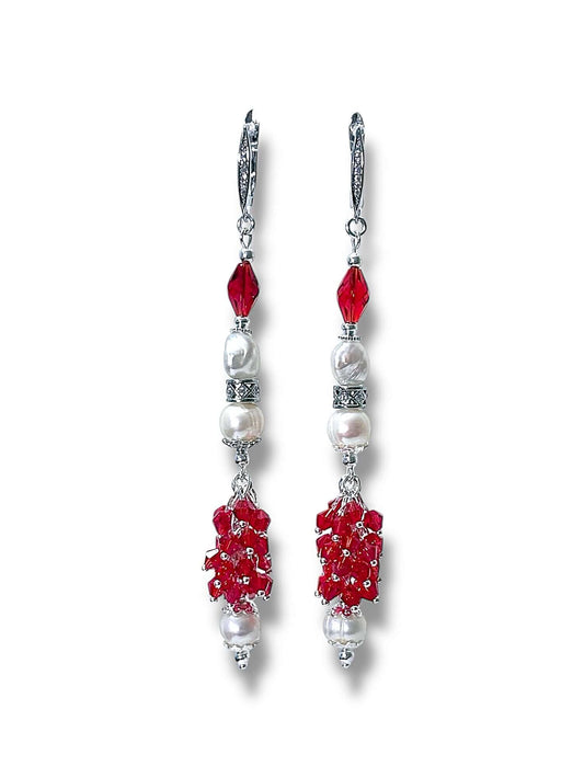 Red Starlet Earrings