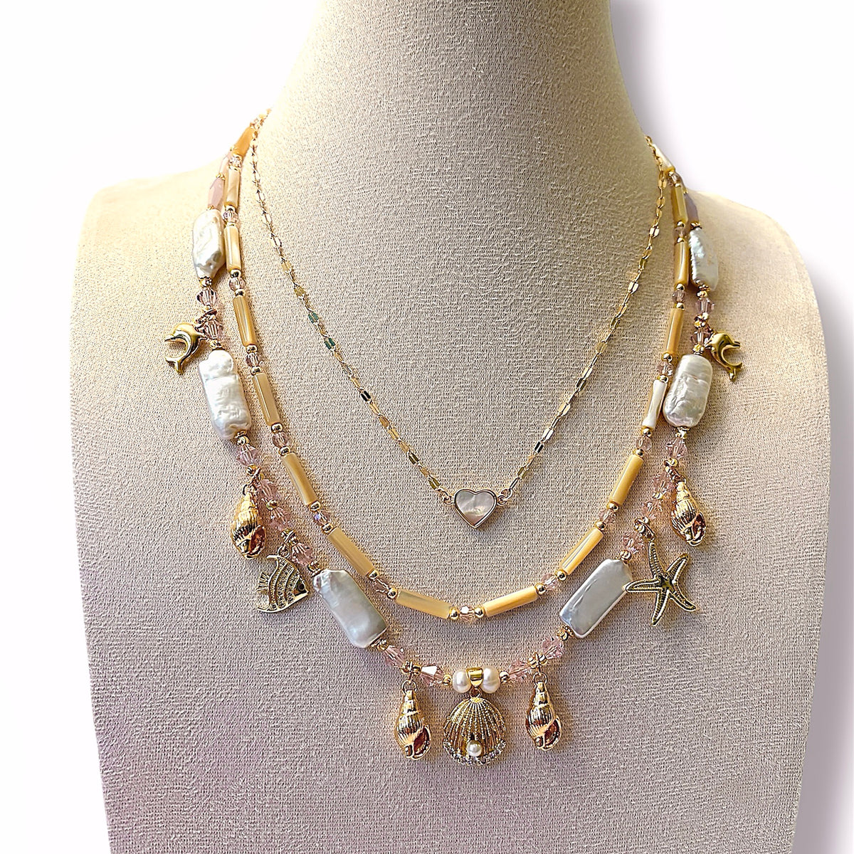Ocean's Charm Necklace