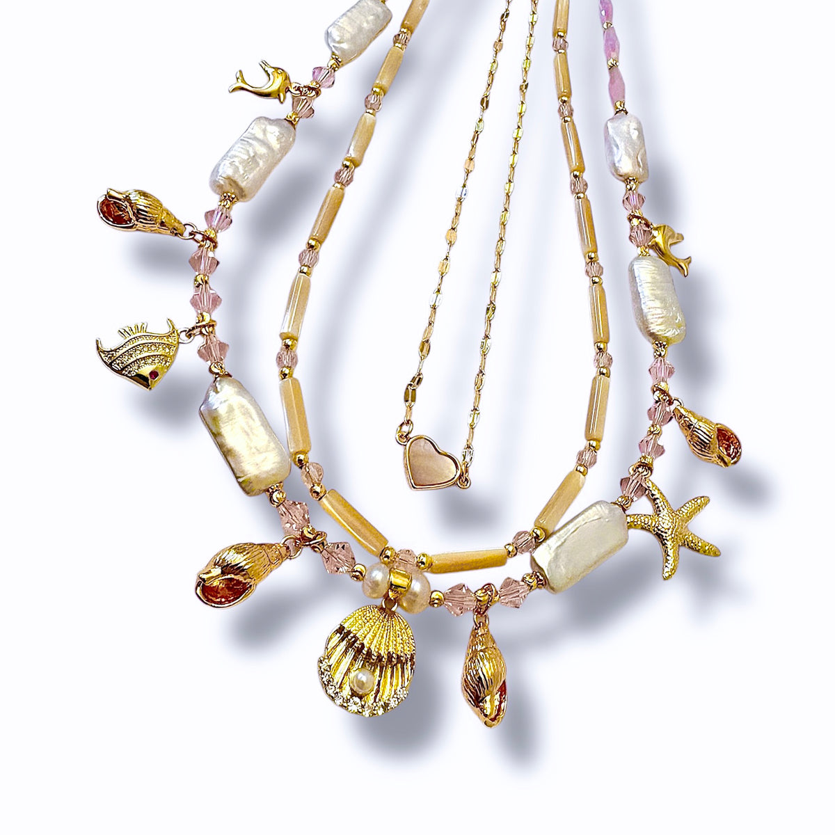 Ocean's Charm Necklace
