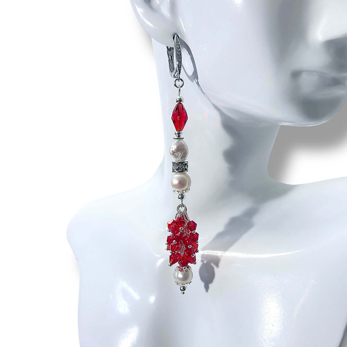 Red Starlet Earrings