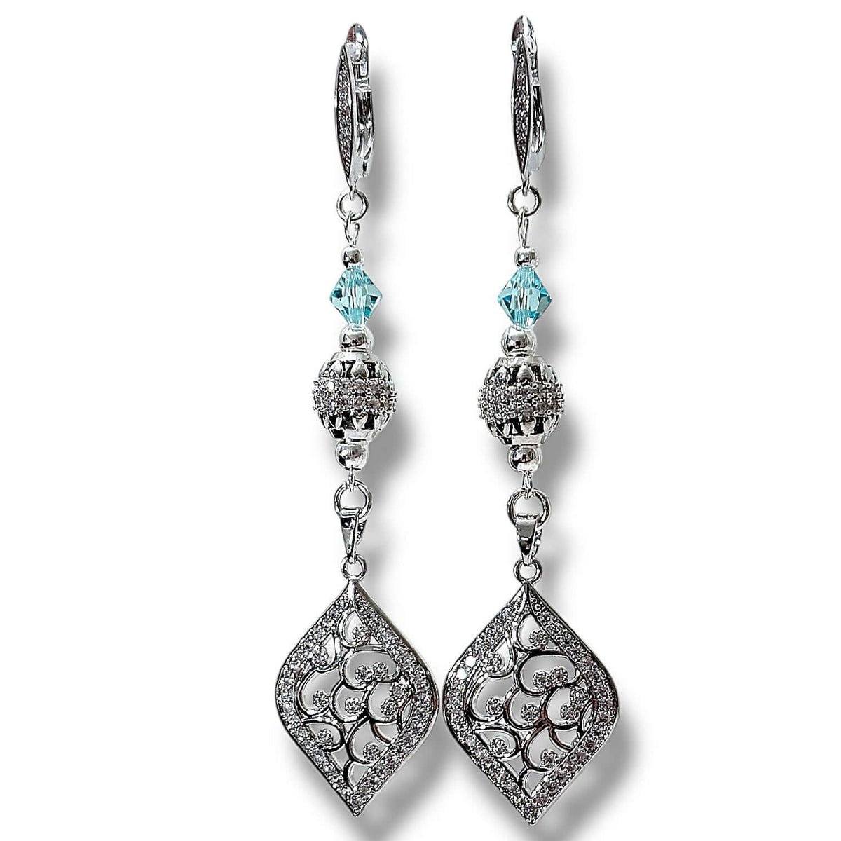 Blue Nouveau Earrings
