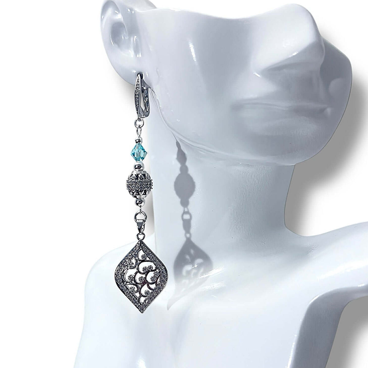 Blue Nouveau Earrings