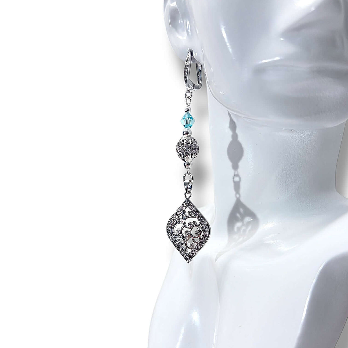Blue Nouveau Earrings