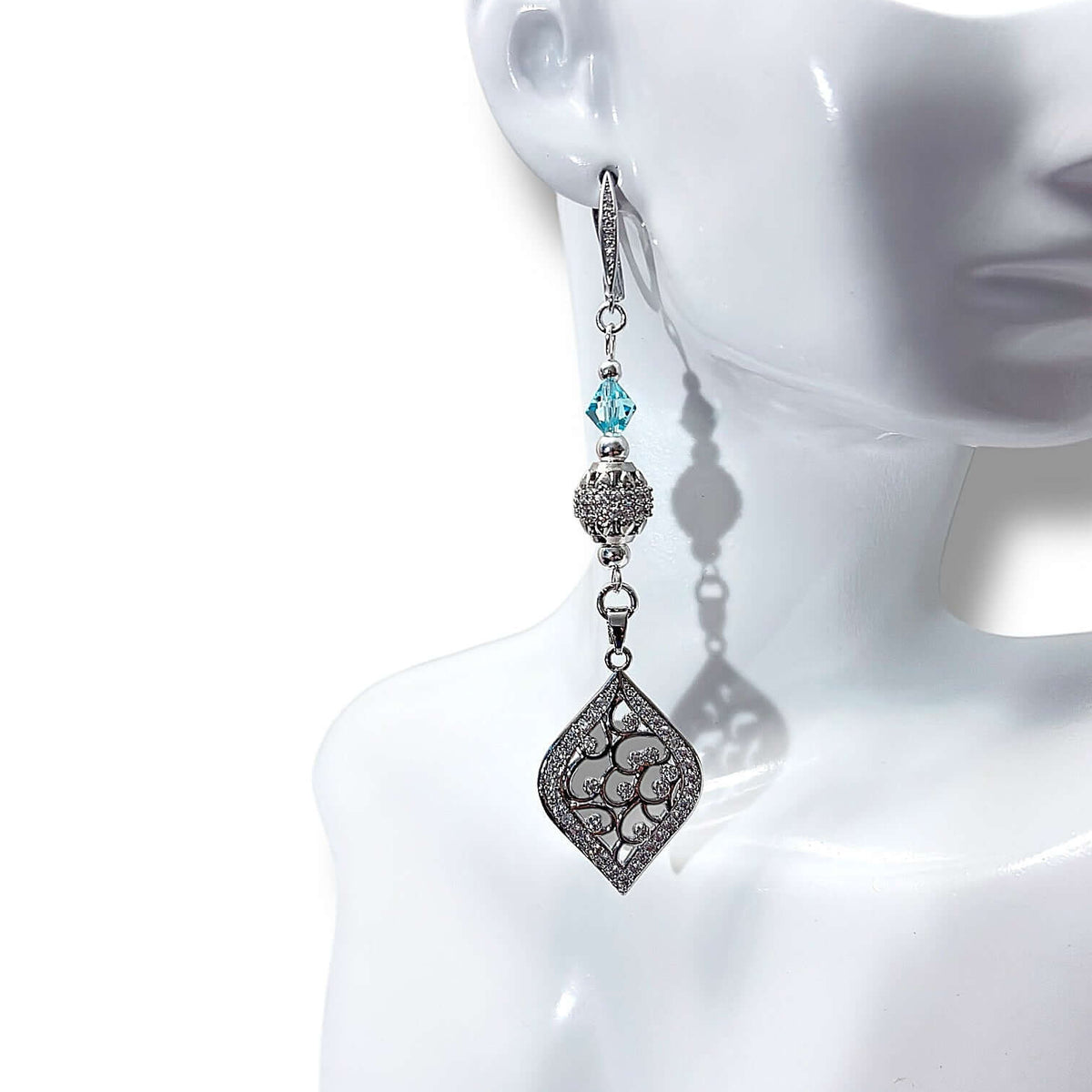 Blue Nouveau Earrings