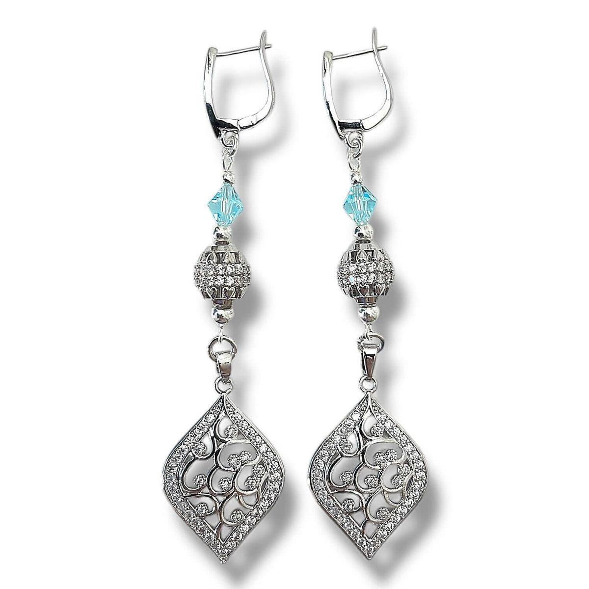 Blue Nouveau Earrings