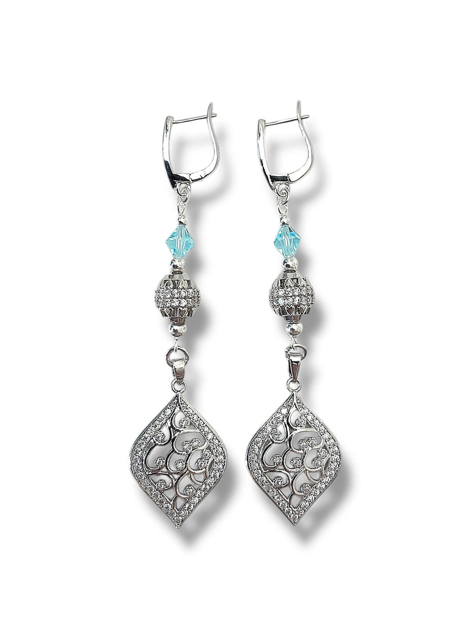 Blue Nouveau Earrings