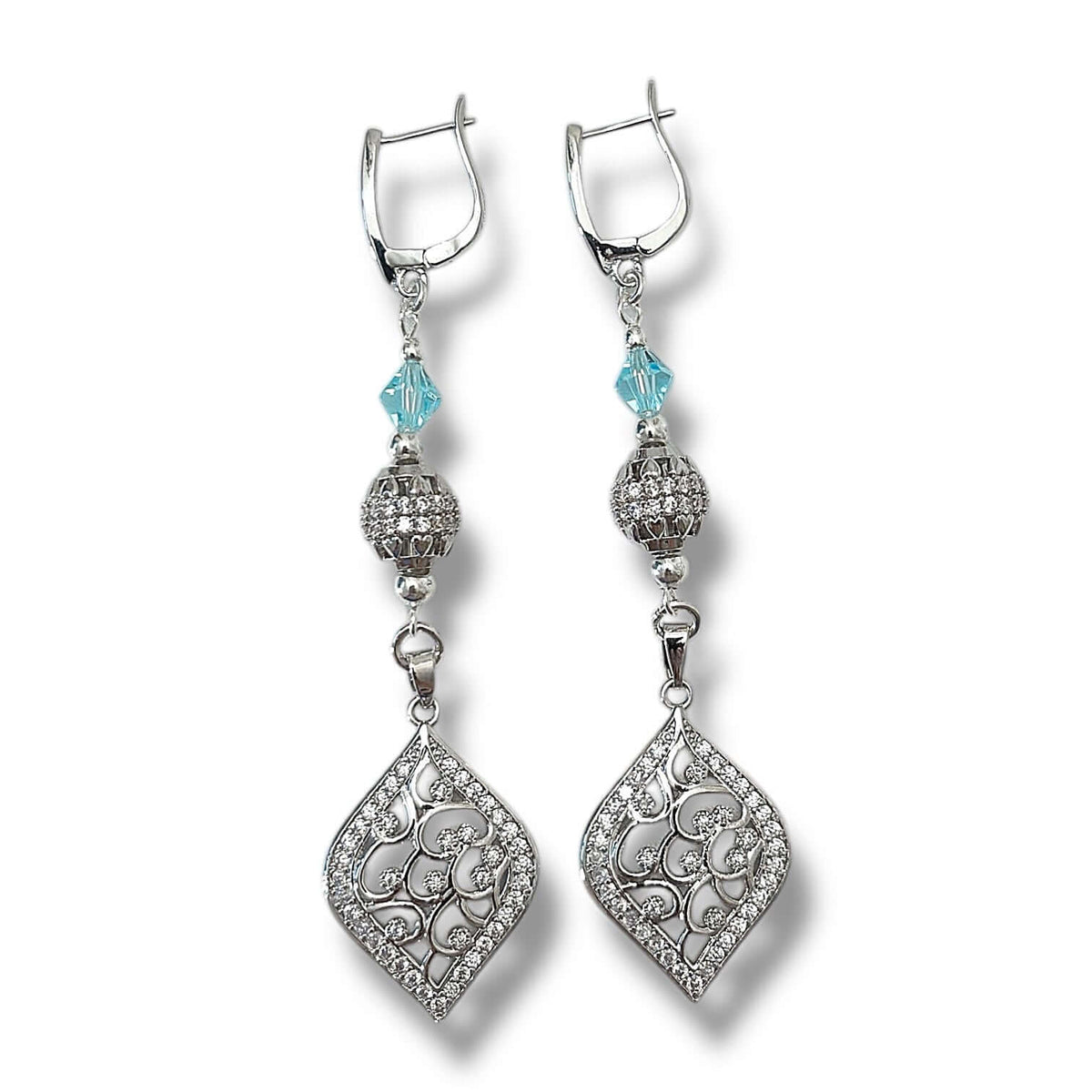 Blue Nouveau Earrings