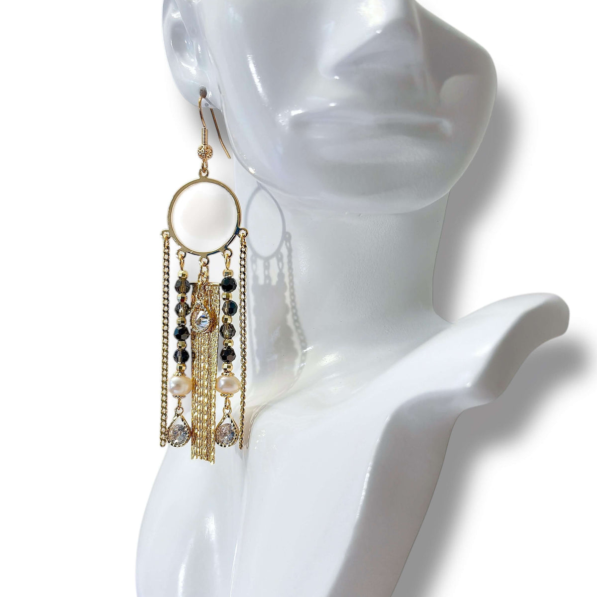 Gold Moderne Earrings