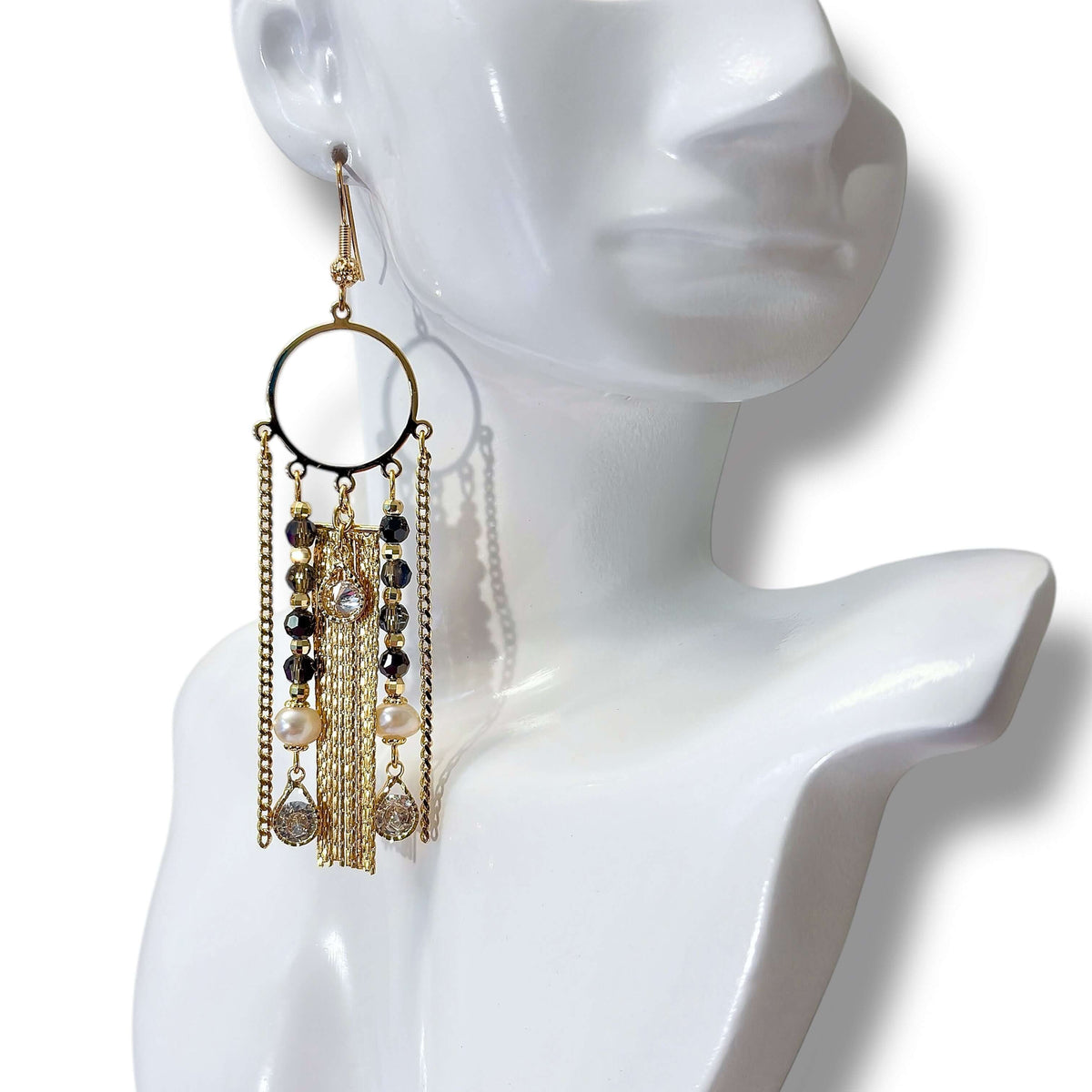 Gold Moderne Earrings