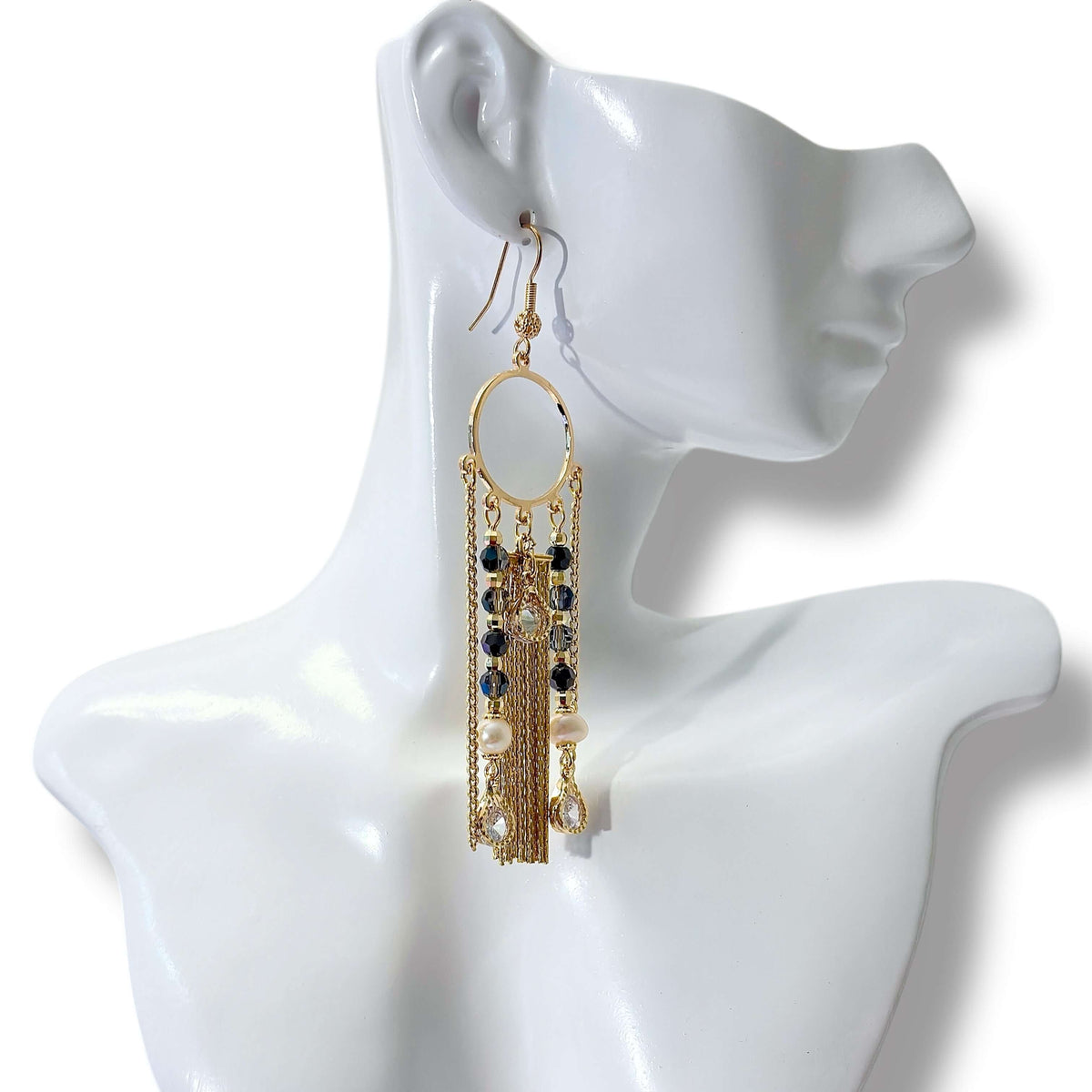 Gold Moderne Earrings