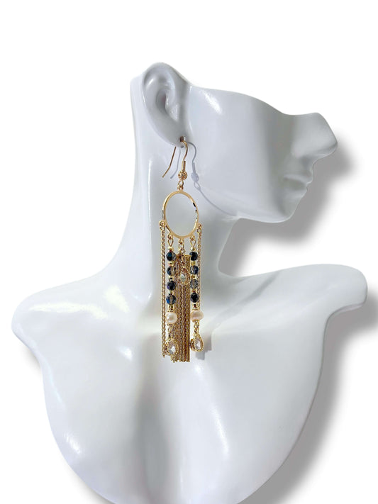 Gold Moderne Earrings