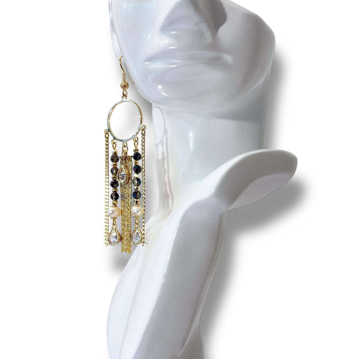 Gold Moderne Earrings
