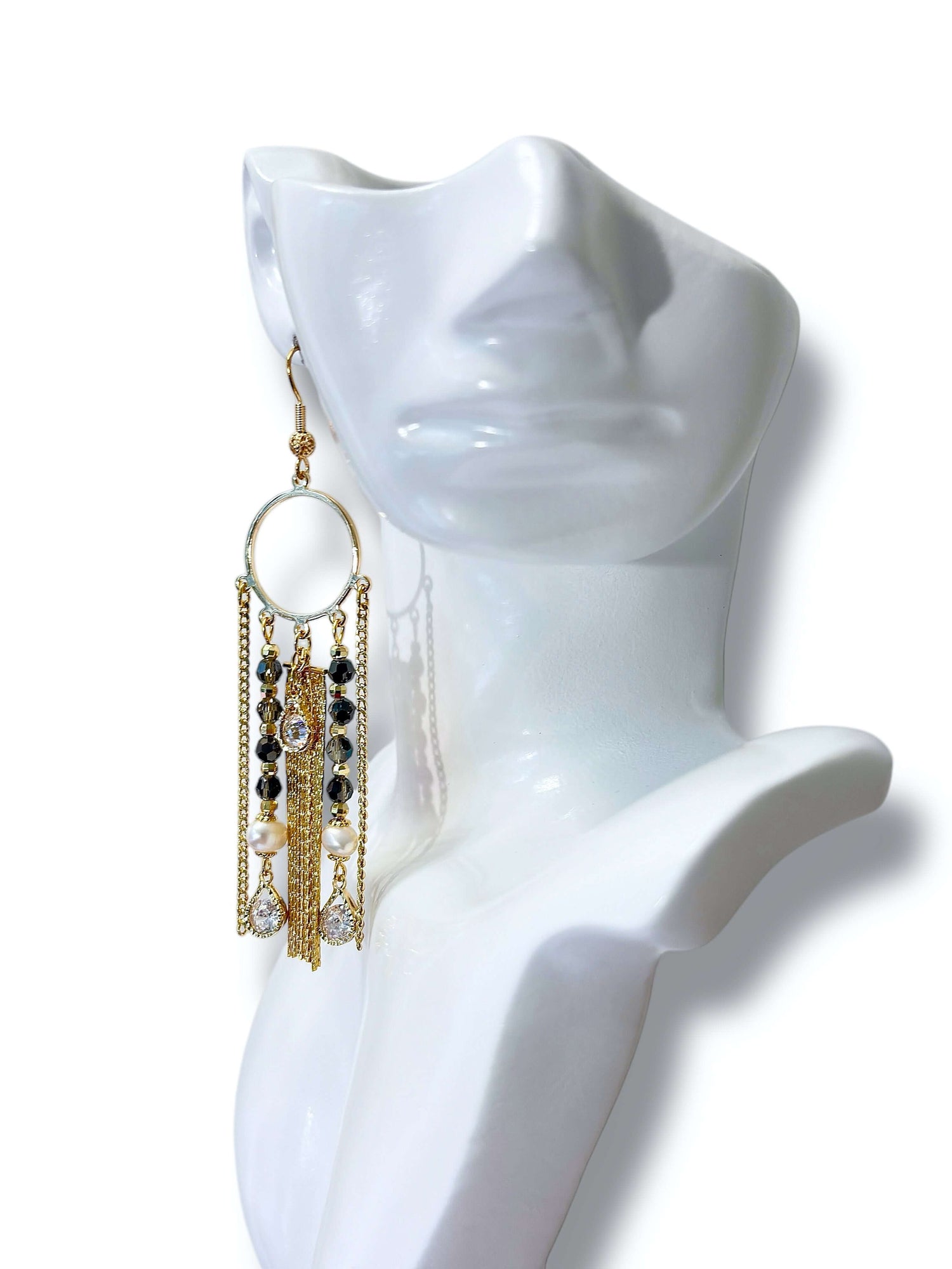 Gold Moderne Earrings