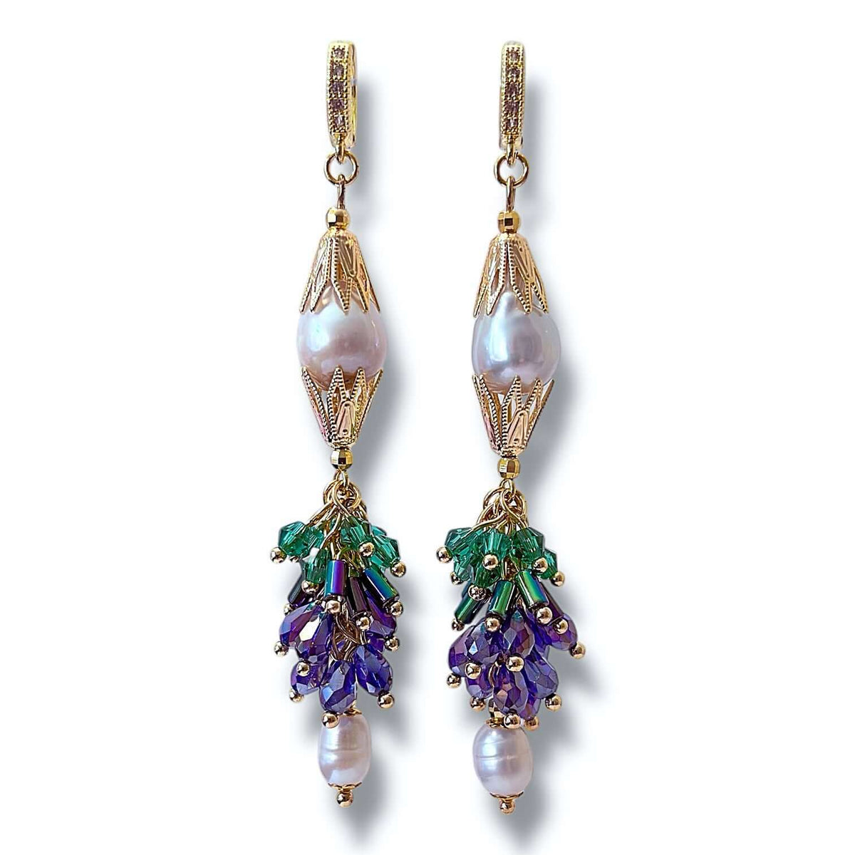 Emerald Starlet Earrings