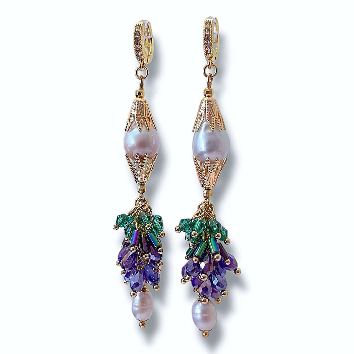 Emerald Starlet Earrings