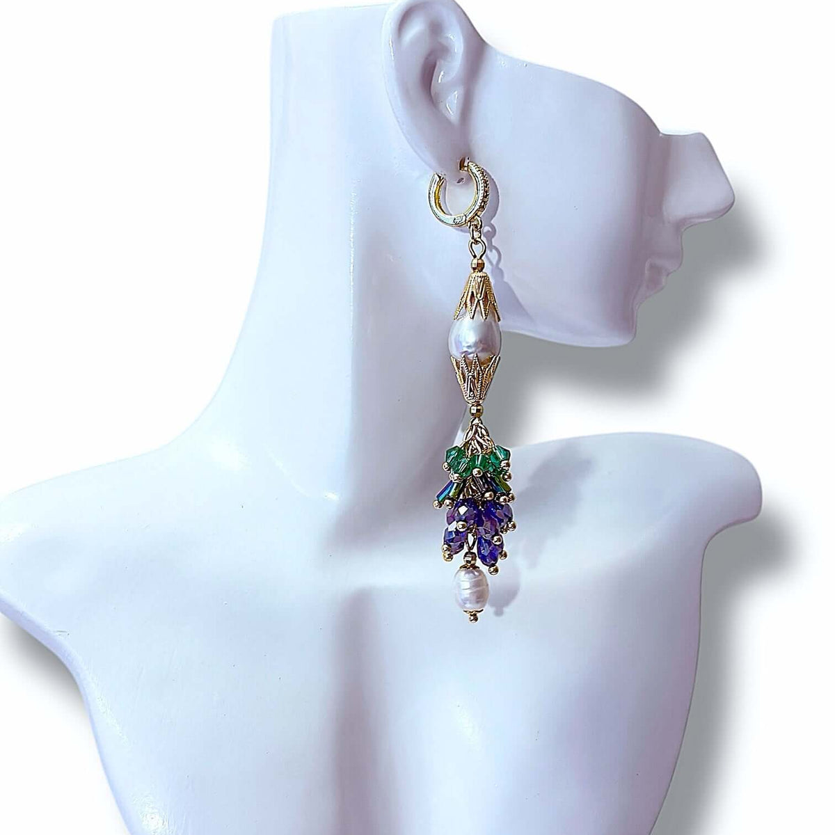 Emerald Starlet Earrings