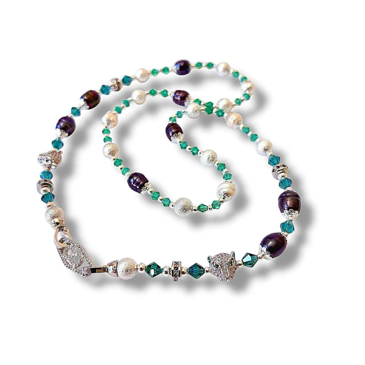 Emerald Cat Necklace