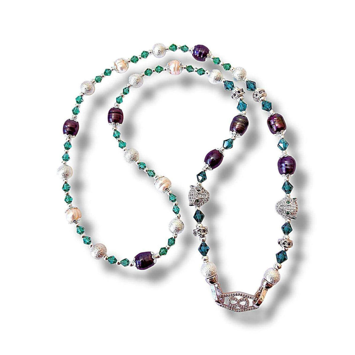 Emerald Cat Necklace